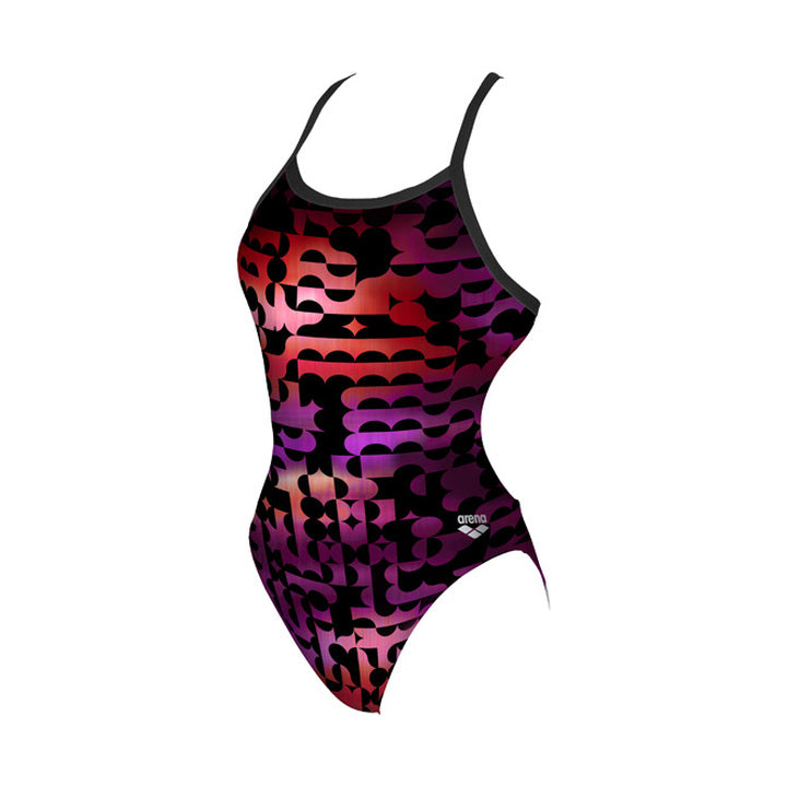Arena Women's One Piece Swimsuit MIXED BLUR  One Piece Swimsuits  Arena