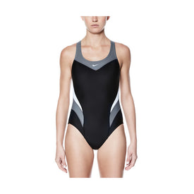 Nike Victory Color Block Power Back Tank  Competition Swimsuits  Nike