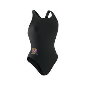 WHS Speedo Women's Solid Polyester Super Pro Back One Piece Swimsuit  Custom Team Products  Speedo