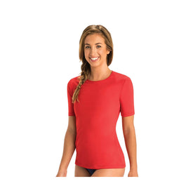 Dolfin Women's Crew Neck Short Sleeve Rash Guard  Short Sleeve Rash Guard  Dolfin