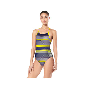 Speedo Women's THE FAST WAY CROSS One Piece Swimsuit  One Piece Swimsuits  Speedo