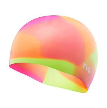 TYR Youth Tie Dye Silicone Swim Cap  Swim Caps  Tyr