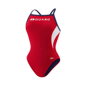 Speedo Women's Guard Energy Back One Piece  Lifeguard One Piece  Speedo