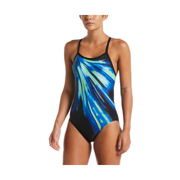 Nike Space Highway Racerback Swimsuit  Competition Swimsuits  Nike