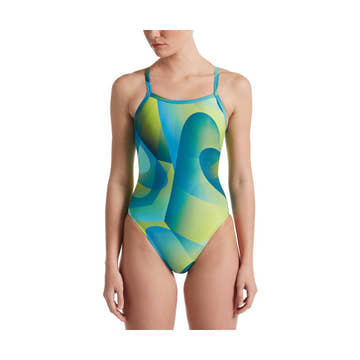Nike Women's One Piece Suit SPECTRUM CROSSBACK  Competition Swimsuits  Nike