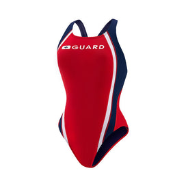 Speedo Women's Guard Quark Splice Pulse Back One Piece  One Piece Swimsuits  Speedo