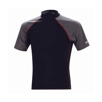 Dolfin Uglies Men's Rash Guard Color Block Short Sleeve  Short Sleeve Rash Guard  Dolfin