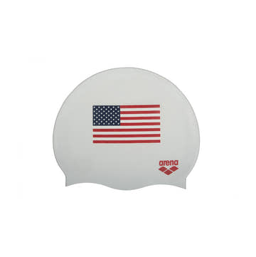 Arena Silicone Swim Cap USA  Swim Caps  Arena
