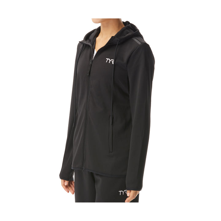 TYR Women’s Team Full Zip Hoodie – Tech Knit  Hoodie  Tyr
