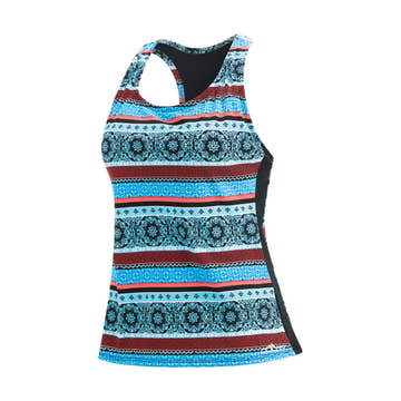 Dolfin Aquashape Serenity Racerback Tankini Top  Women's Aquatic Fitness Swimsuits  Dolfin