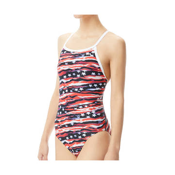 Tyr Women's All American Diamondfit One Piece Swimsuit  One Piece Swimsuits  Tyr