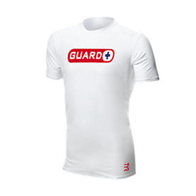 TYR Men's Guard Short Sleeve Rash Guard  Men's Lifeguard Rash Guards  Tyr