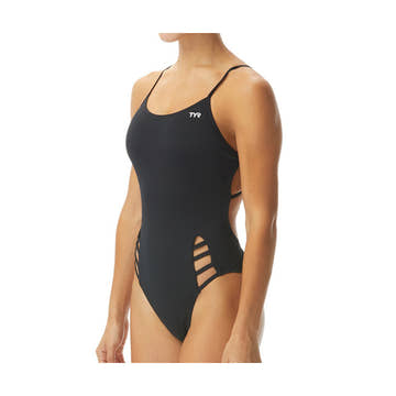 Tyr Solid Durafast One Tetrafit Swimsuit  Competition Swimsuits  Tyr