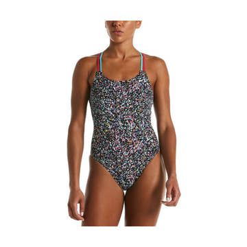 Nike One Piece Swimsuit Pixel Party Spiderback  Competition Swimsuits  Nike