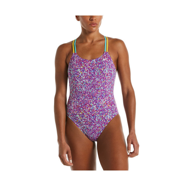 Nike One Piece Swimsuit Pixel Party Spiderbacks