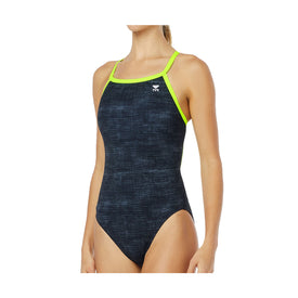 Tyr Women's One Piece Swimsuit SANDBLASTED Diamondfit  One Piece Swimsuits  Tyr