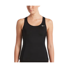Nike Spectrum Keyhole Back Tankini Top  Women's Aquatic Fitness Swimsuits  Nike
