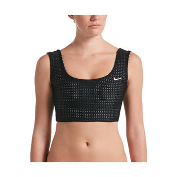 Nike Sport Mesh Reversible Mid Bikini Top  Bikini Top  Nike