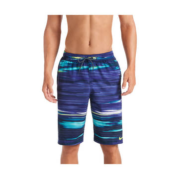 Nike Mens Volley Shorts Sky Stripe Vital 11in  Boardshorts  Nike
