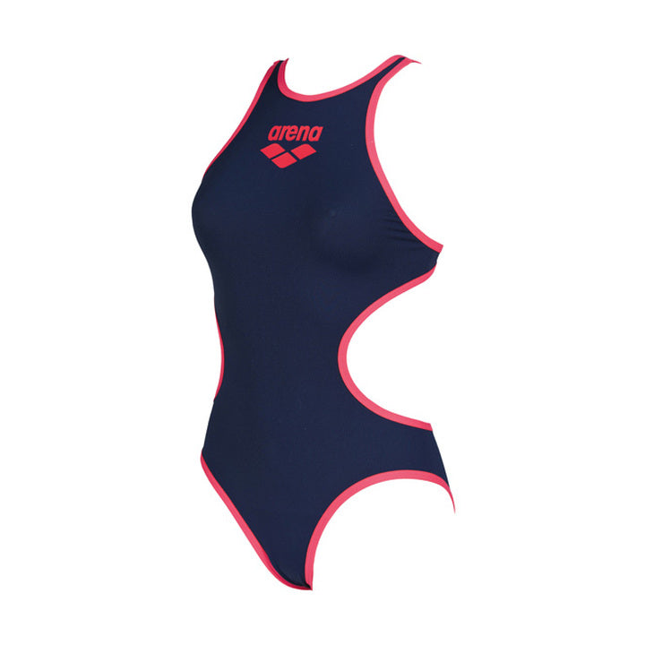 Women's Arena One Biglogo One Piece Swimsuit - Open-Back