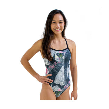 Finis Swimsuit Rotto Open Back  Competition Swimsuits  Finis