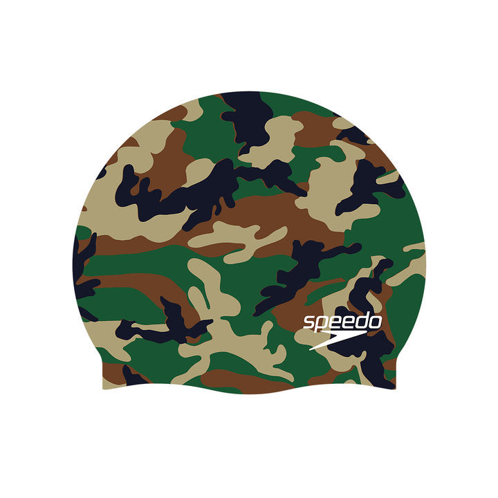 Speedo Swim Cap Silicone Printed  Swim Caps  Speedo