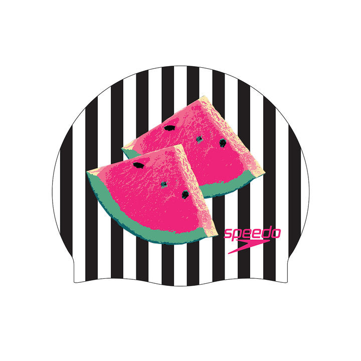 Speedo Swim Cap Silicone Printed  Swim Caps  Speedo