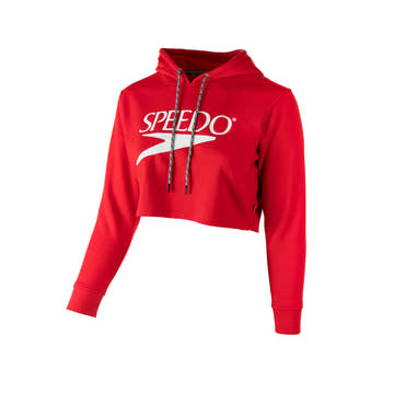 Speedo Vintage Crop Hoodie – Sporty Pullover for Pre-Swim or Post-Workout Comfort  Crop Top  Speedo