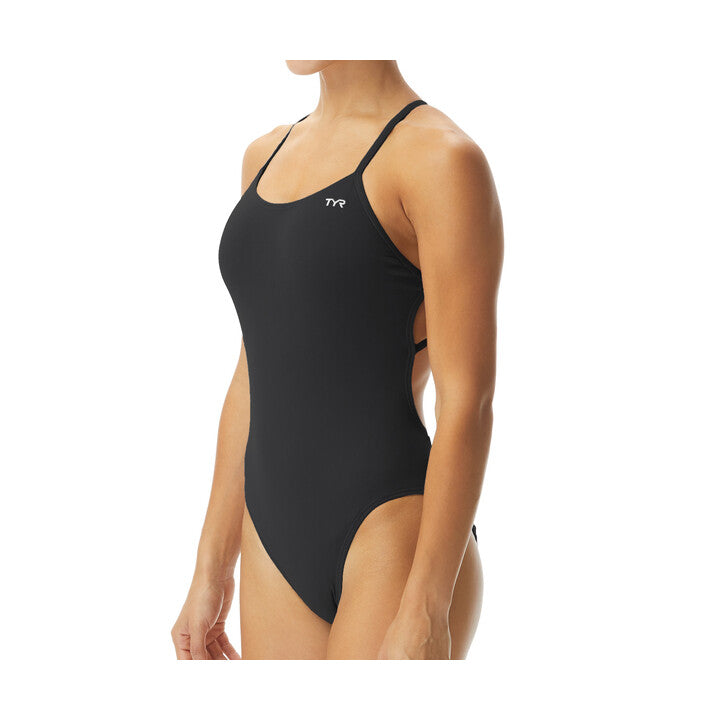 TYR Women's Durafast One Solid Tetrafit One Piece Swimsuit  Competition Swimsuits  Tyr