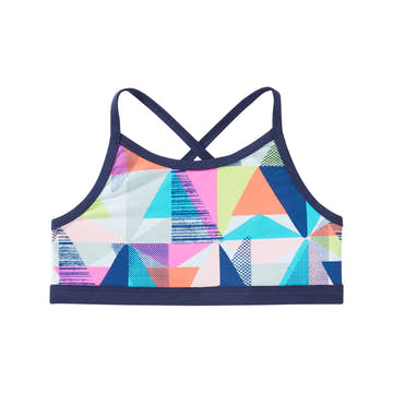TYR Girl's Jigsaw Trinity Bikini Top  Girls Bikini Top  Tyr