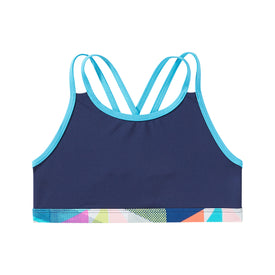 TYR Girl's Jigsaw Olivia Bikini Top  Girls Bikini Top  Tyr