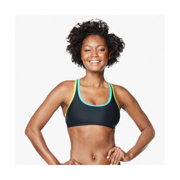 Speedo Women's Active Racerback Bikini Top  Bikini Top  Speedo