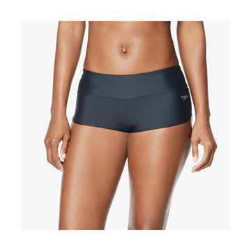 Speedo Women's Active Solid Boyshort  Women's Boyshort  Speedo