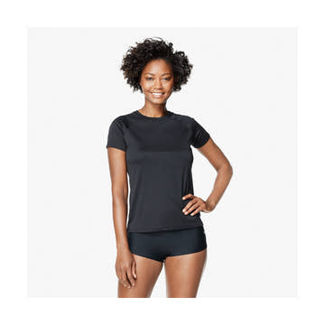 Speedo Women's Active Recreation S/S Swim Tee  Short Sleeve Rash Guard  Speedo