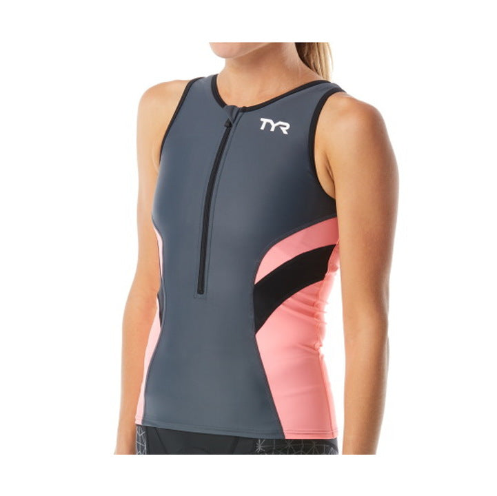 TYR Women's Triathlon Top Competitor Singlet  Women's Triathlon Wetsuits  Tyr