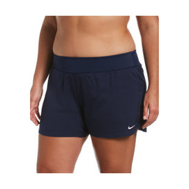 Nike Women's Plus Size Essential Swim Boardshort  Plus Size Swim Skirts  Nike