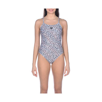 Arena W Spirograph Reversible Challenge Back One Piece  Competition Swimsuits  Arena