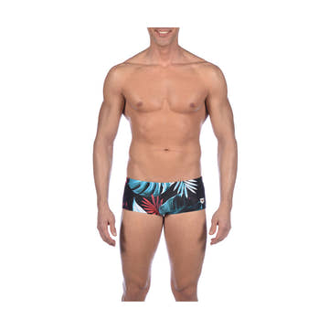 Arena M Tropical Leaves Low Waist Short  Swimming Briefs for Men  Arena