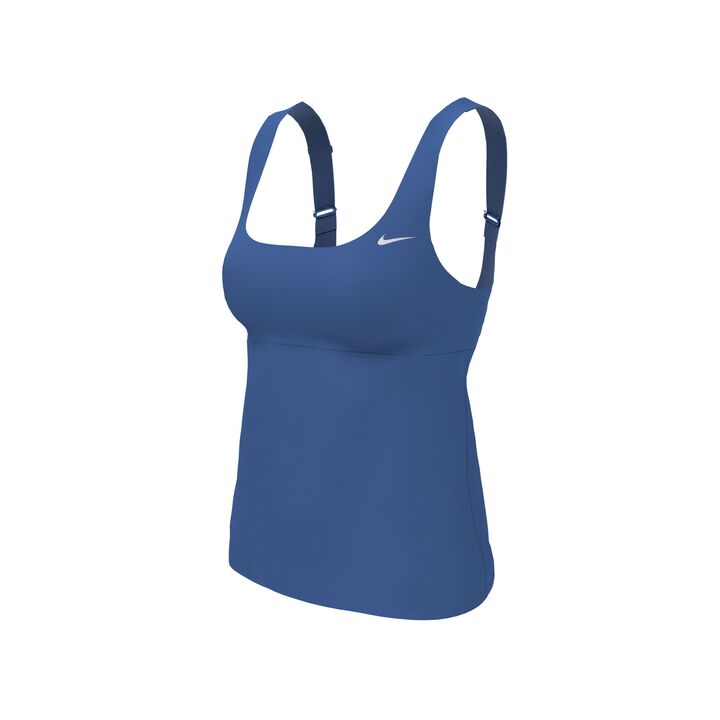 Nike Women's Essentials Scoop Neck Tankini Top  Women's Tankini Top  Nike