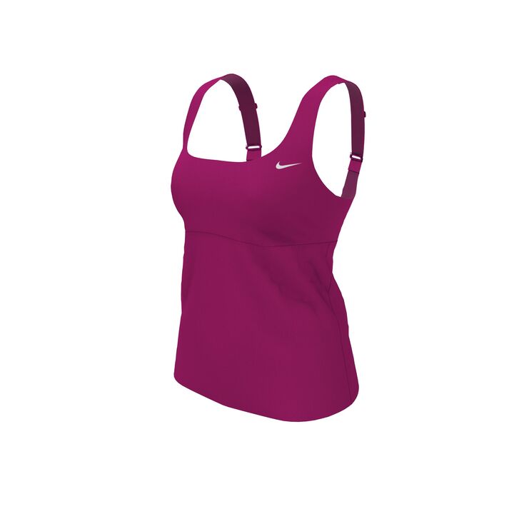 Nike Women's Essentials Scoop Neck Tankini Top  Women's Tankini Top  Nike