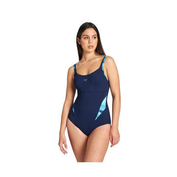 Arena W Flavia Strap Back One Piece  Women's Aquatic Fitness Swimsuits  Arena