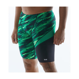 TYR Performance Vitric Wave Men's Jammer  Swim Jammers  Tyr