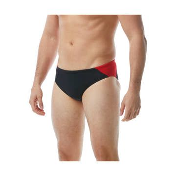TYR Performance Hexa Men's Blade Racer Brief  Swim Team Prints  Tyr