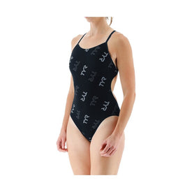 TYR Training Cascading Women's Cutoutfit One Piece Swimsuit  One Piece Swimsuits  Tyr