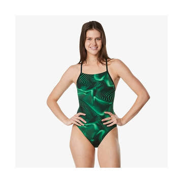 Speedo Fusion Vibe Crossback One Piece Swimsuit  Competition Swimsuits  Speedo