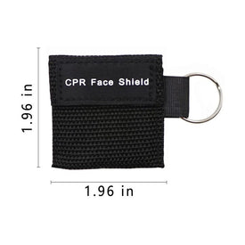 CPR Face Shield Mask Keychain Keying CPR Face Shields Pocket Mask for First Aid or CPR Training  Lifeguard Accessories  Custom