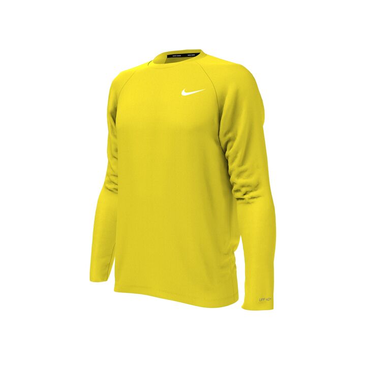 Nike Essential Long Sleeve Hydroguard Shirt UPF 40+, Men's