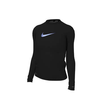 Nike Girl's Essential Long Sleeve Hydroguard (Big Kid)  Kids Swimming Gear  Nike