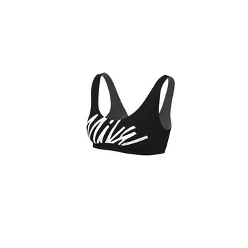 Nike Multi Logo Scoop Neck Bikini Top  Bikini Top  Nike