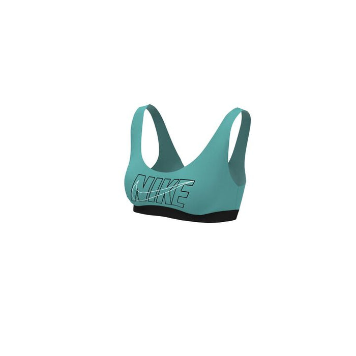 Nike Multi Logo Scoop Neck Bikini Top